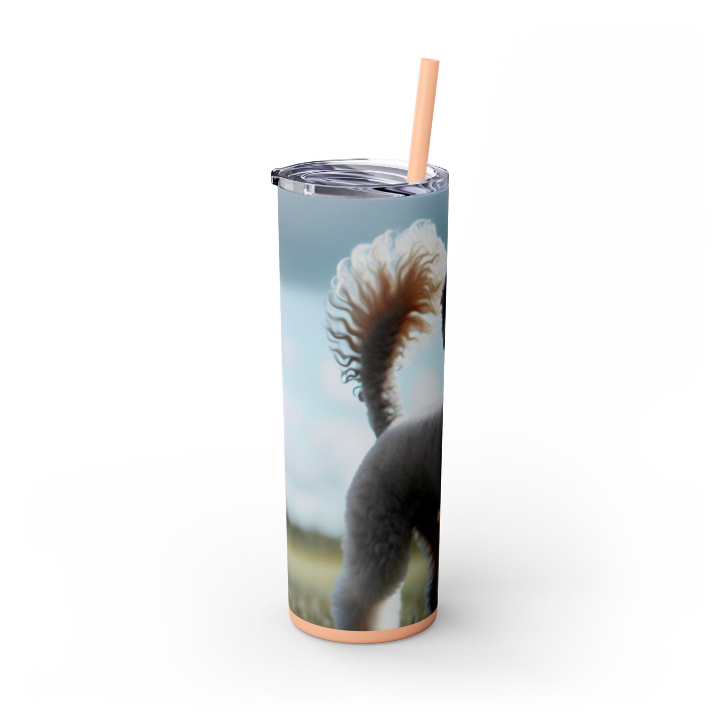 Bedlington Terrier Tumbler with Straw, 20oz