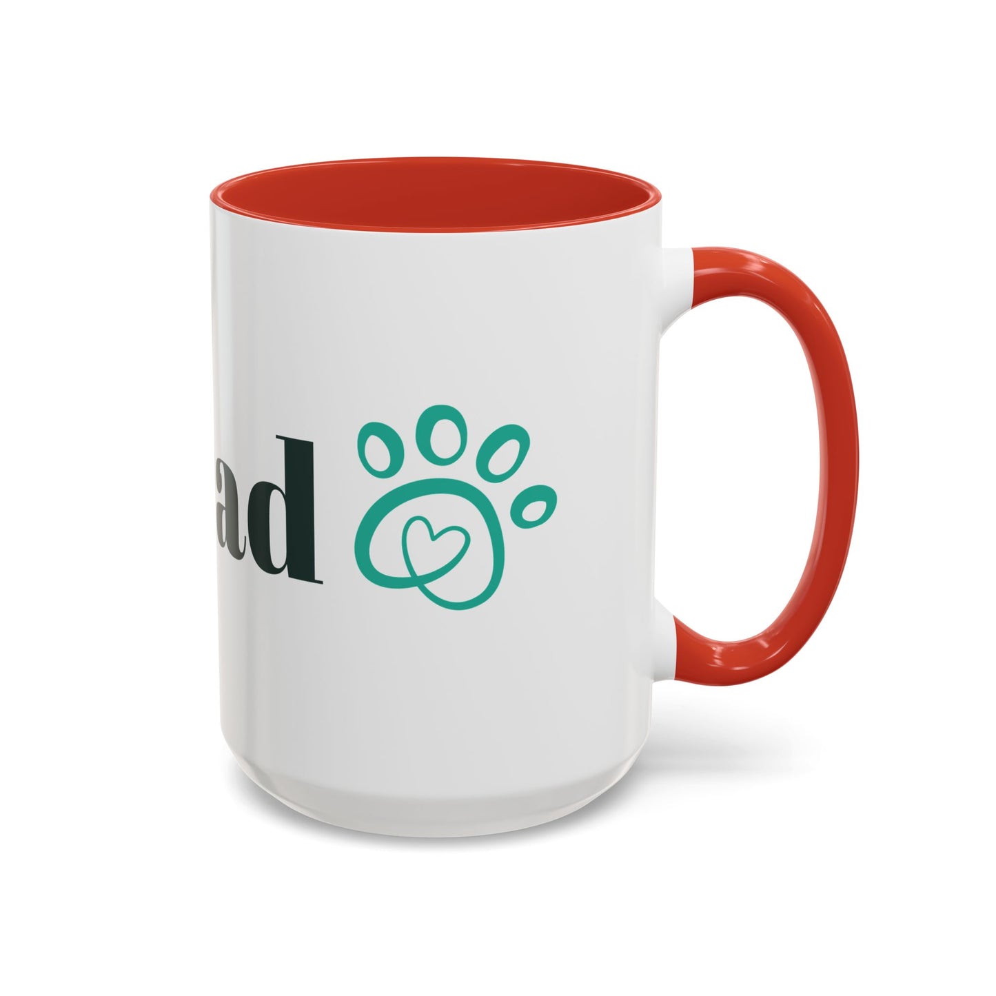 Dog Dad Accent Coffee Mug - Perfect Gift for Dog Lovers