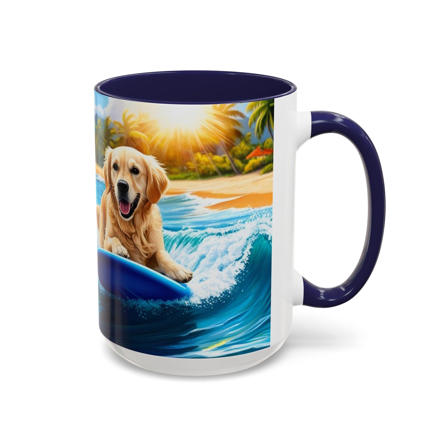 Taza de café con detalles de Surf Dogs: el regalo perfecto para los amantes de los perros