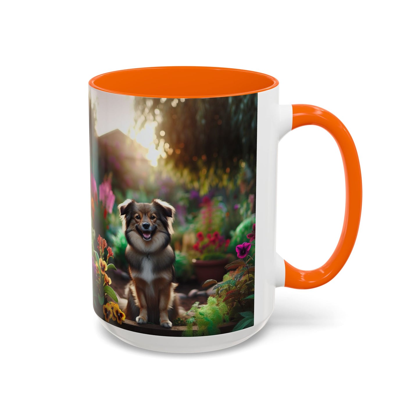 Taza de café con orquídea inca peruana: el regalo perfecto para los amantes de los perros.