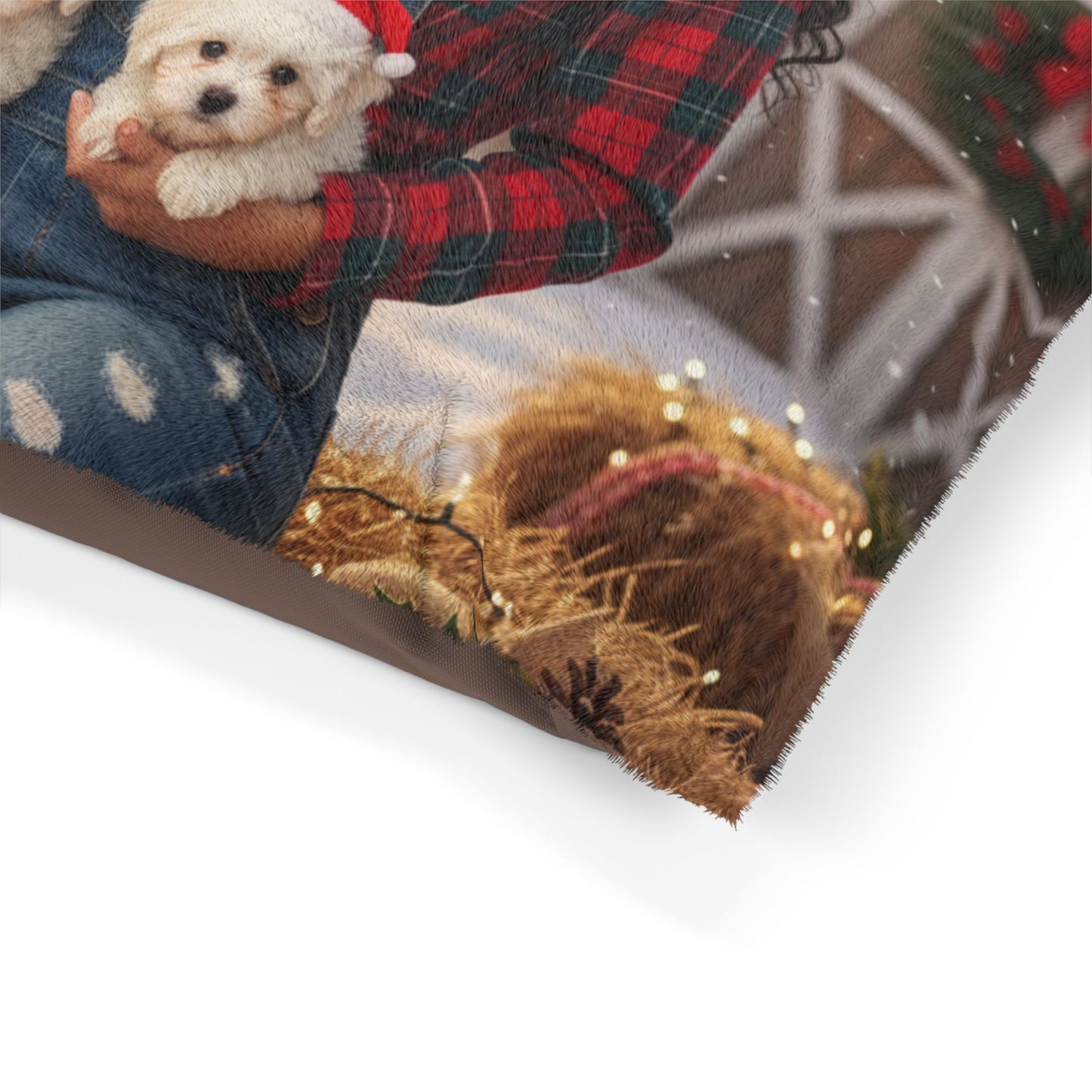 Holiday Farmhouse Pet Bed