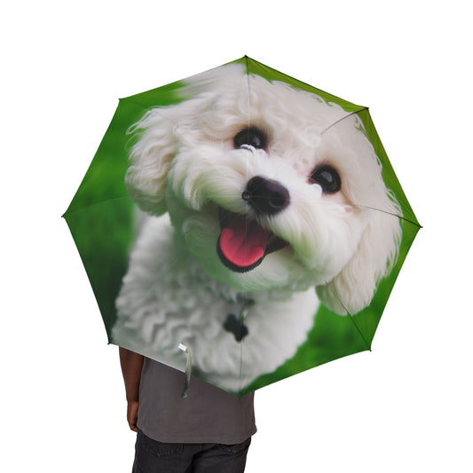 Bichonpoo Semi-Automatic Foldable Umbrella