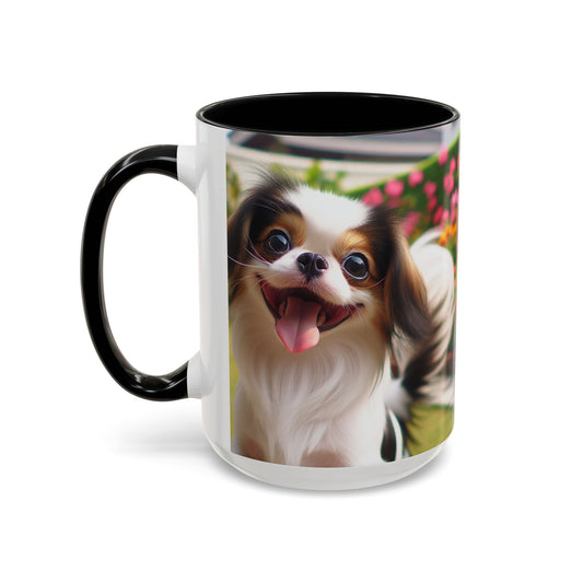 Japanese Chin Accent Coffee Mug - Perfect Gift for Dog Lovers