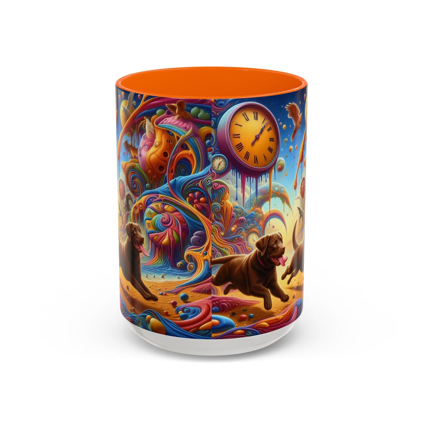 Chocolate Labrador Accent Coffee Mug - Perfect Gift for Dog Lovers