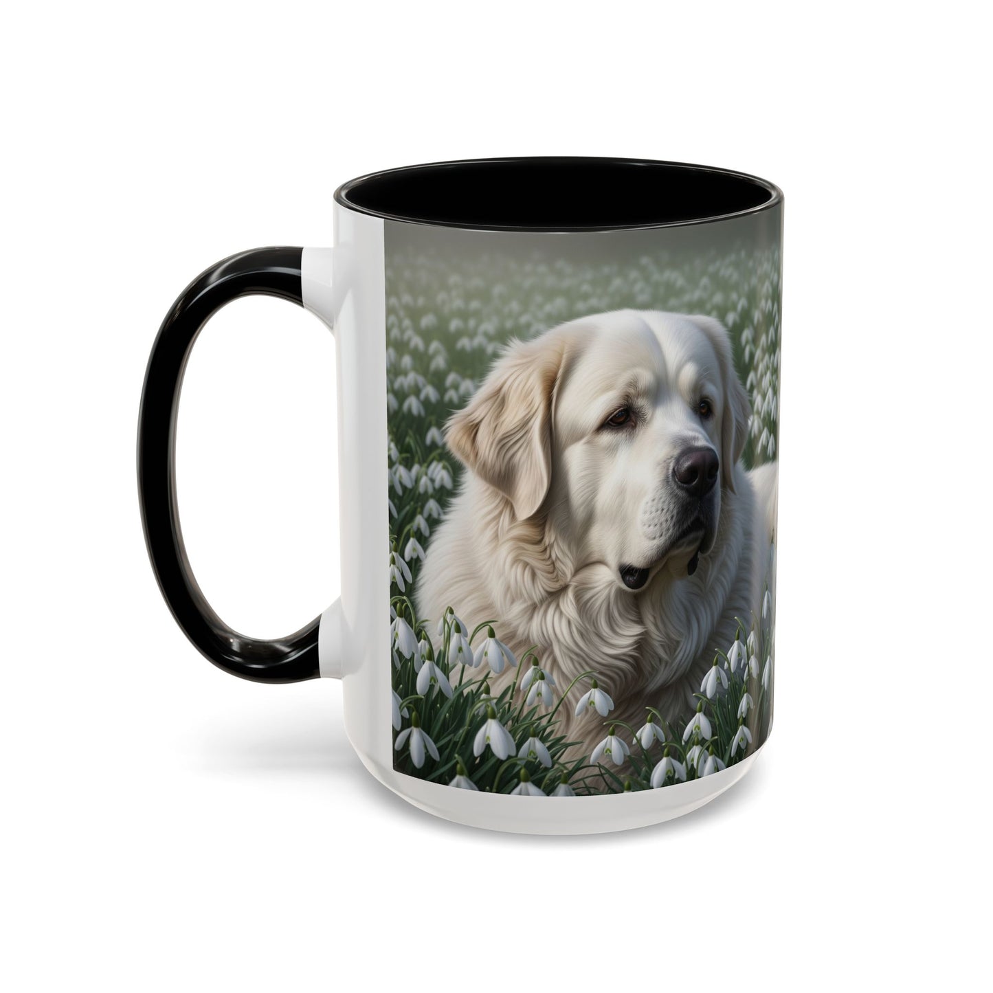 Mug à café avec motif de mastiff des Pyrénées - Cadeau idéal pour les amoureux des chiens