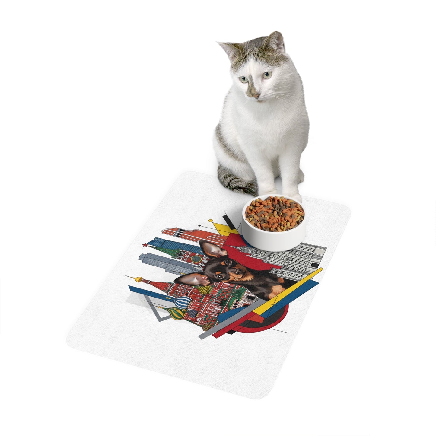 Pet Food Mat (12x18) - Russian Toy