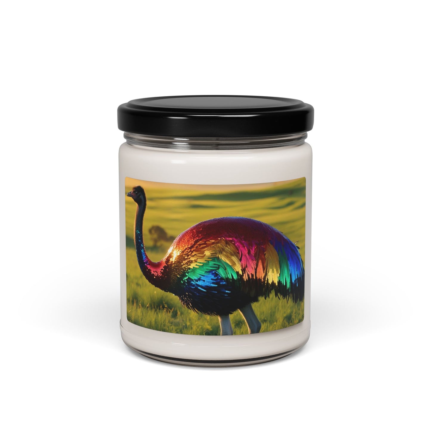 Rainbow Emu- Scented Soy Candle, 9oz