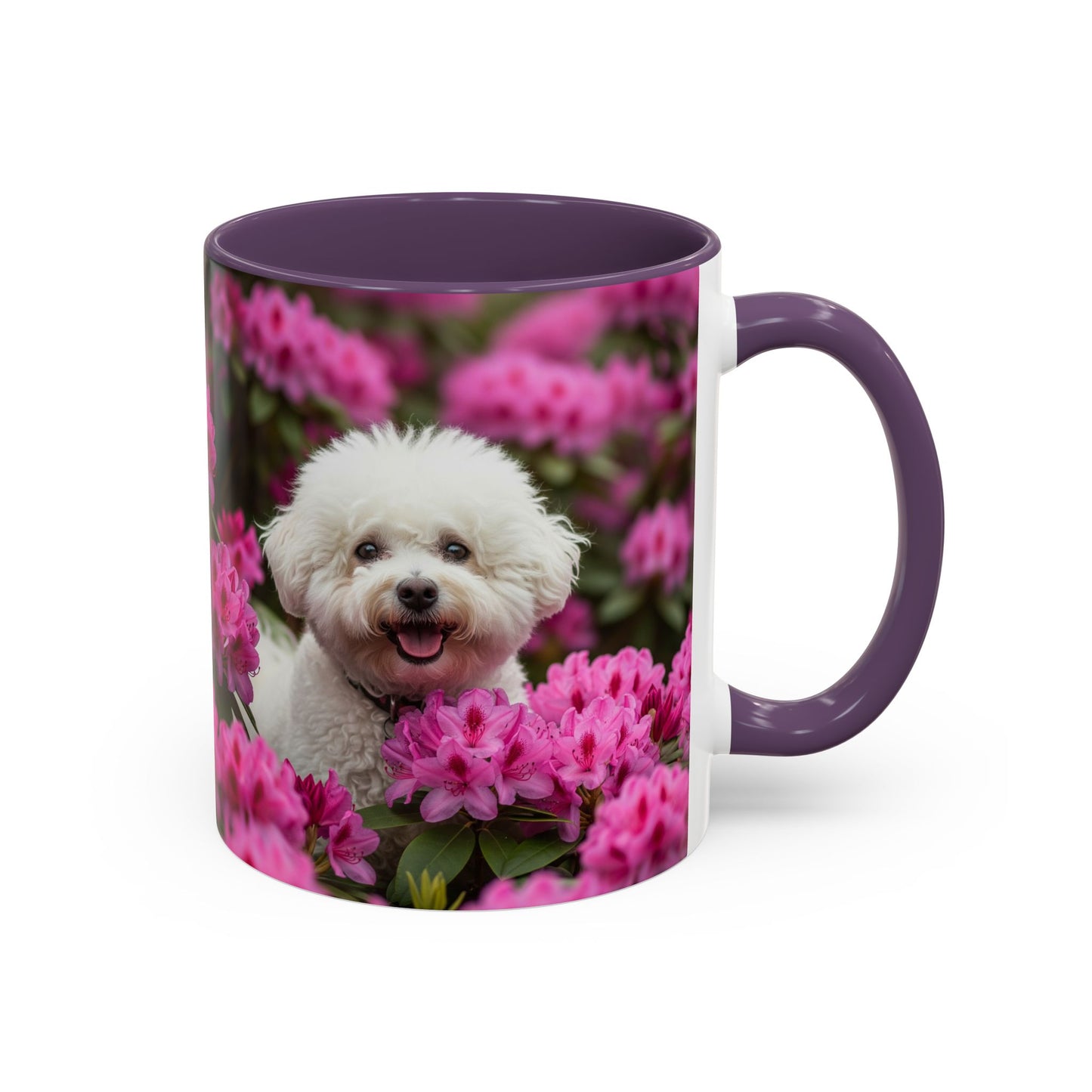 ! Bichon Frise Accent Mug – Ceramic Coffee Cup