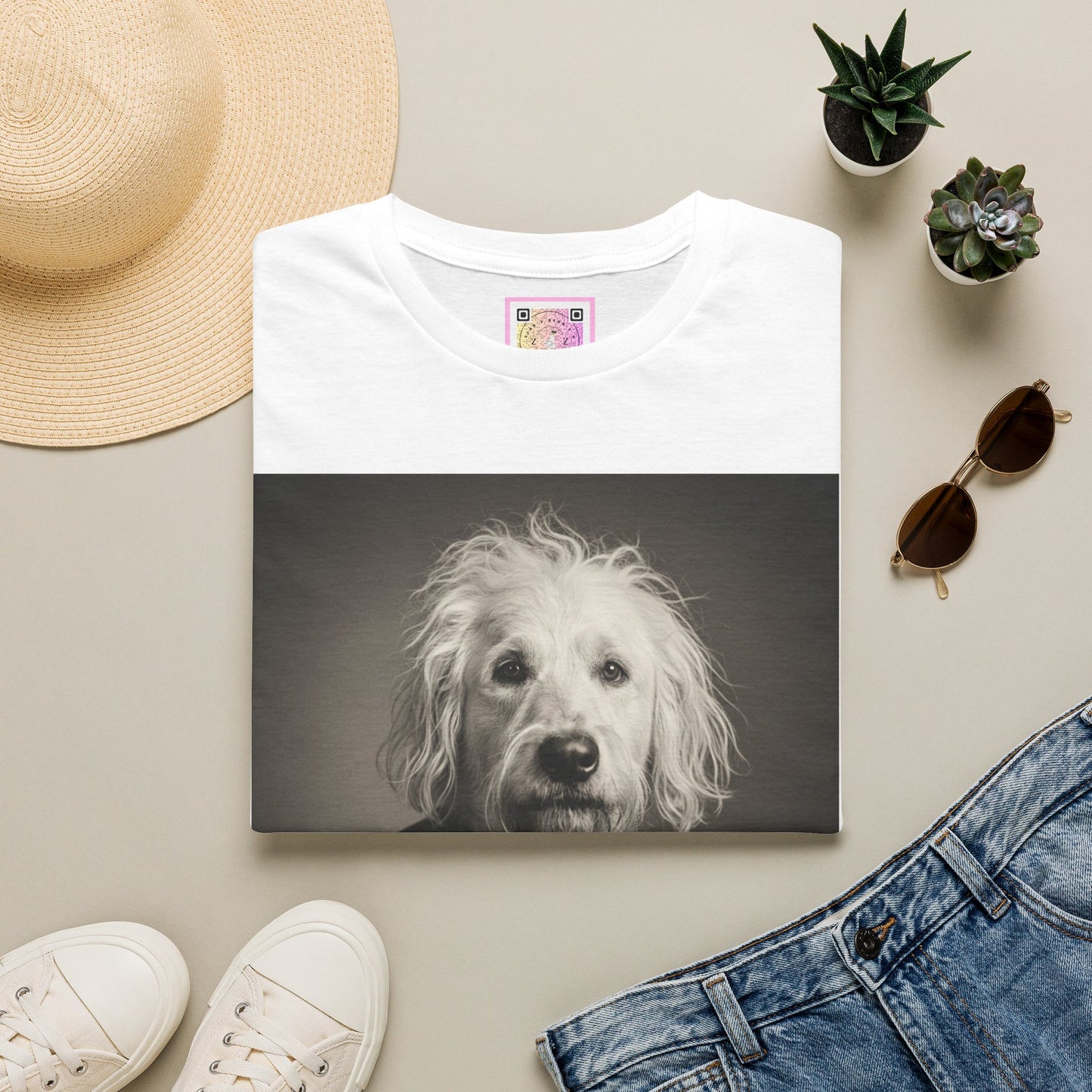 Canine Canvas Collection: Einstein/Sasse Homage Tee Shirt
