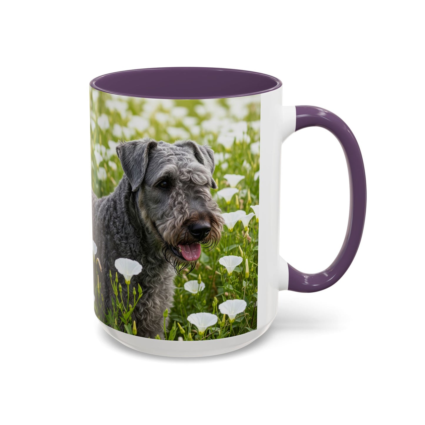 Taza de café con diseño de Kerry Blue Terrier: el regalo perfecto para los amantes de los perros.