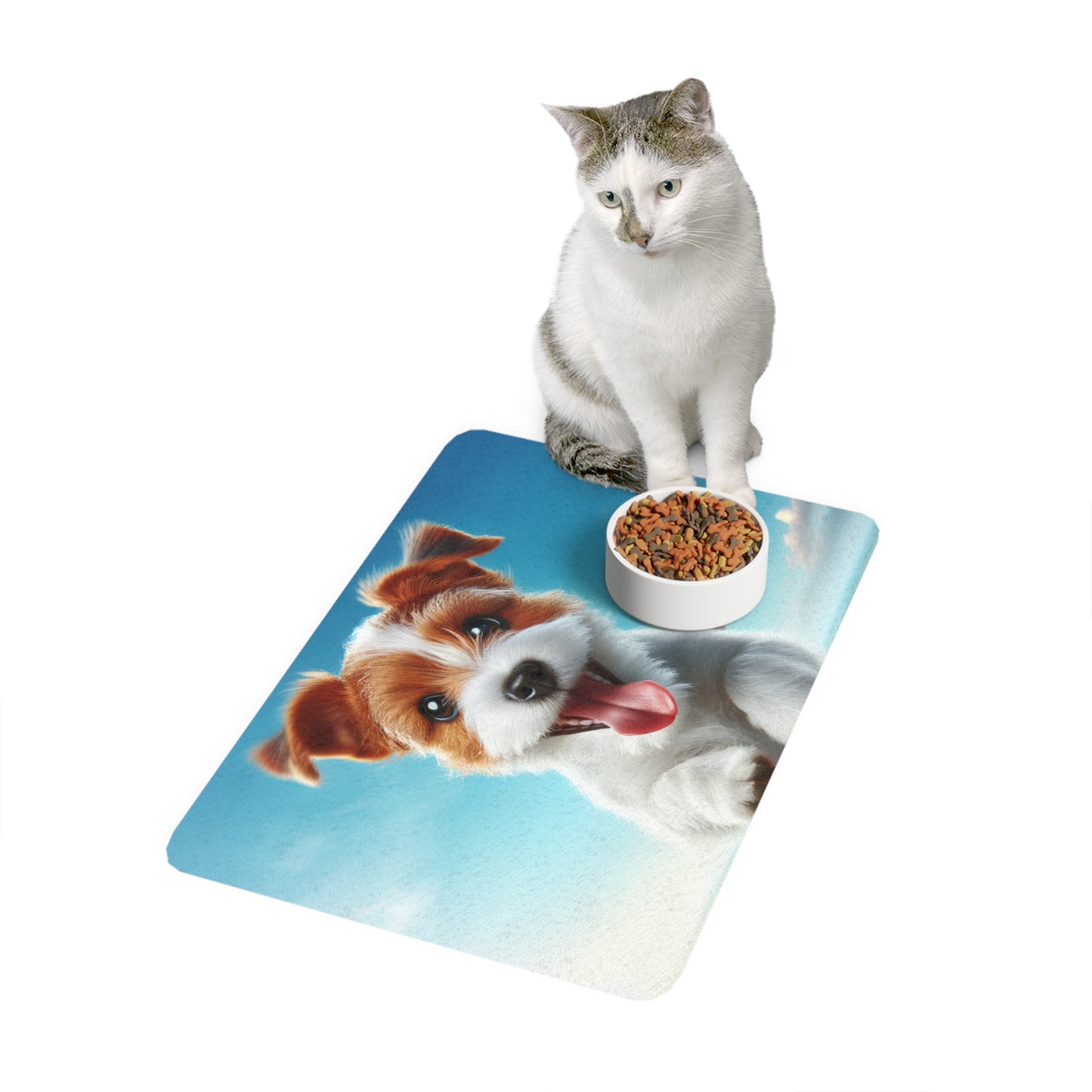 Pet Food Mat (12x18) - Russell Terrier