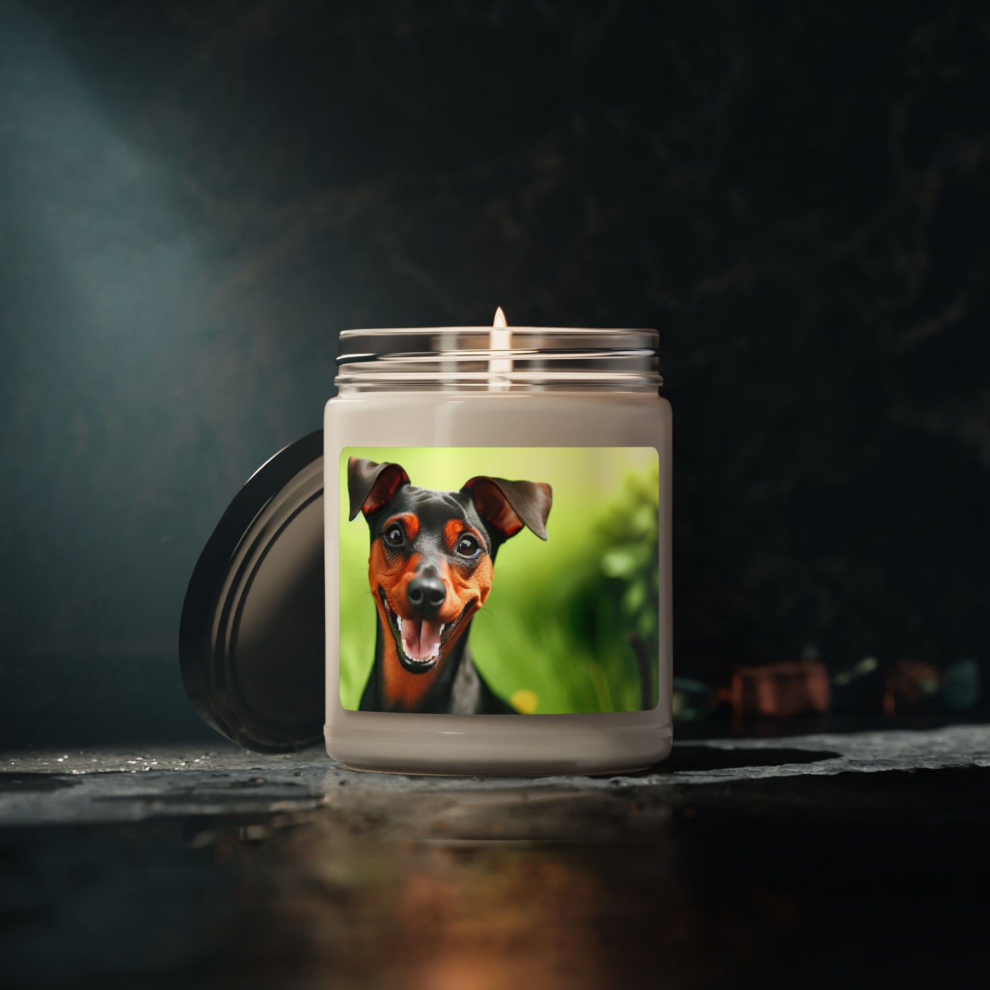 German Pinscher- Scented Soy Candle, 9oz