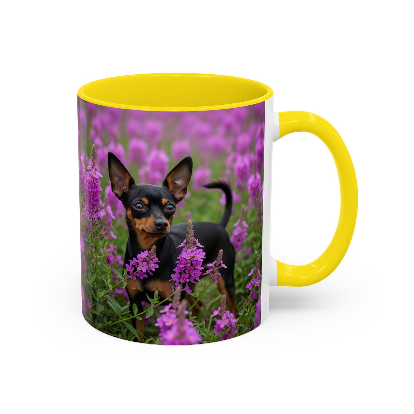 English Toy Terrier Accent Coffee Mug - Perfect Gift for Dog Lovers