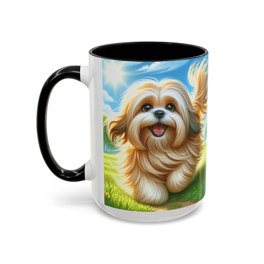 Lhasa Apso Accent Coffee Mug - Perfect Gift for Dog Lovers