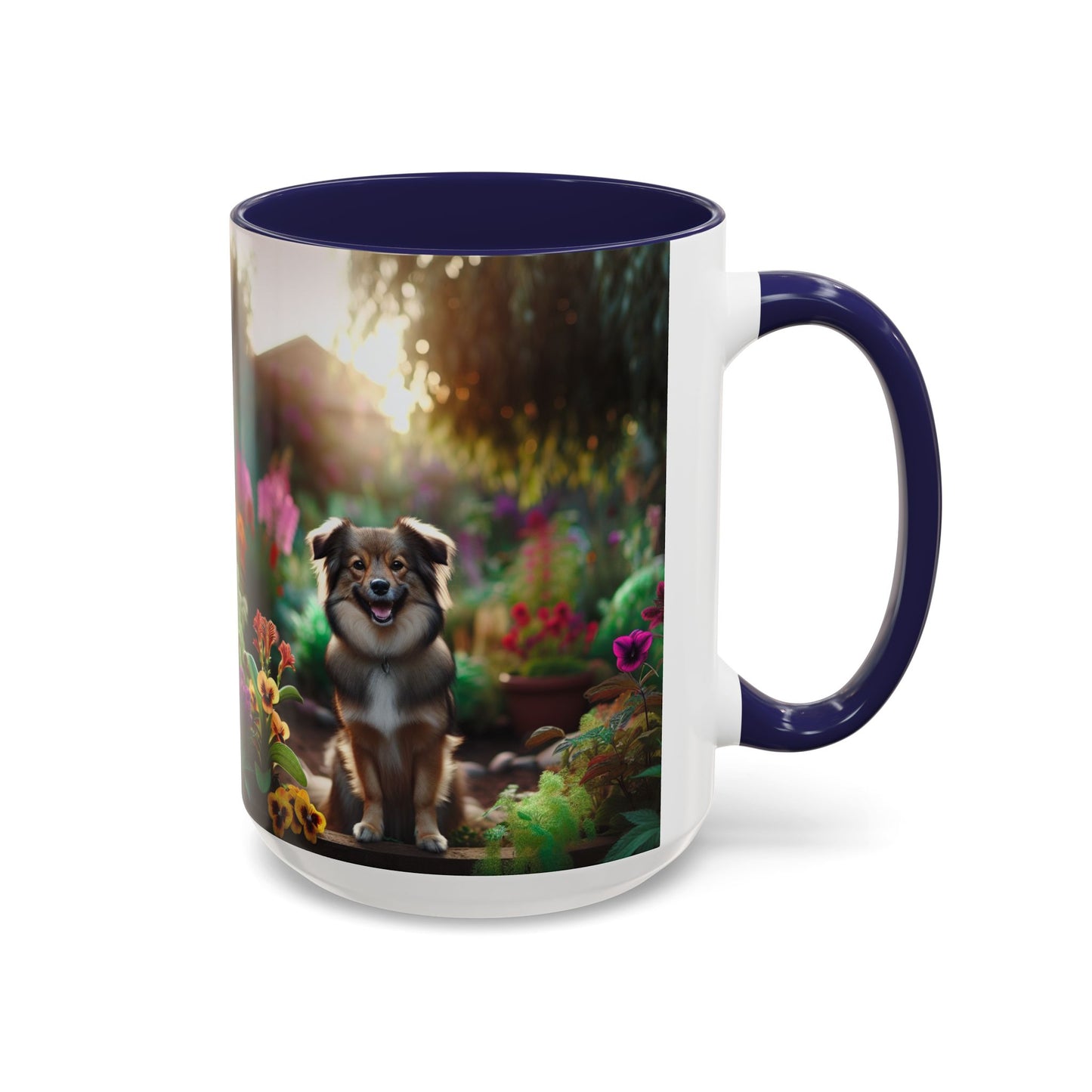 Taza de café con orquídea inca peruana: el regalo perfecto para los amantes de los perros.