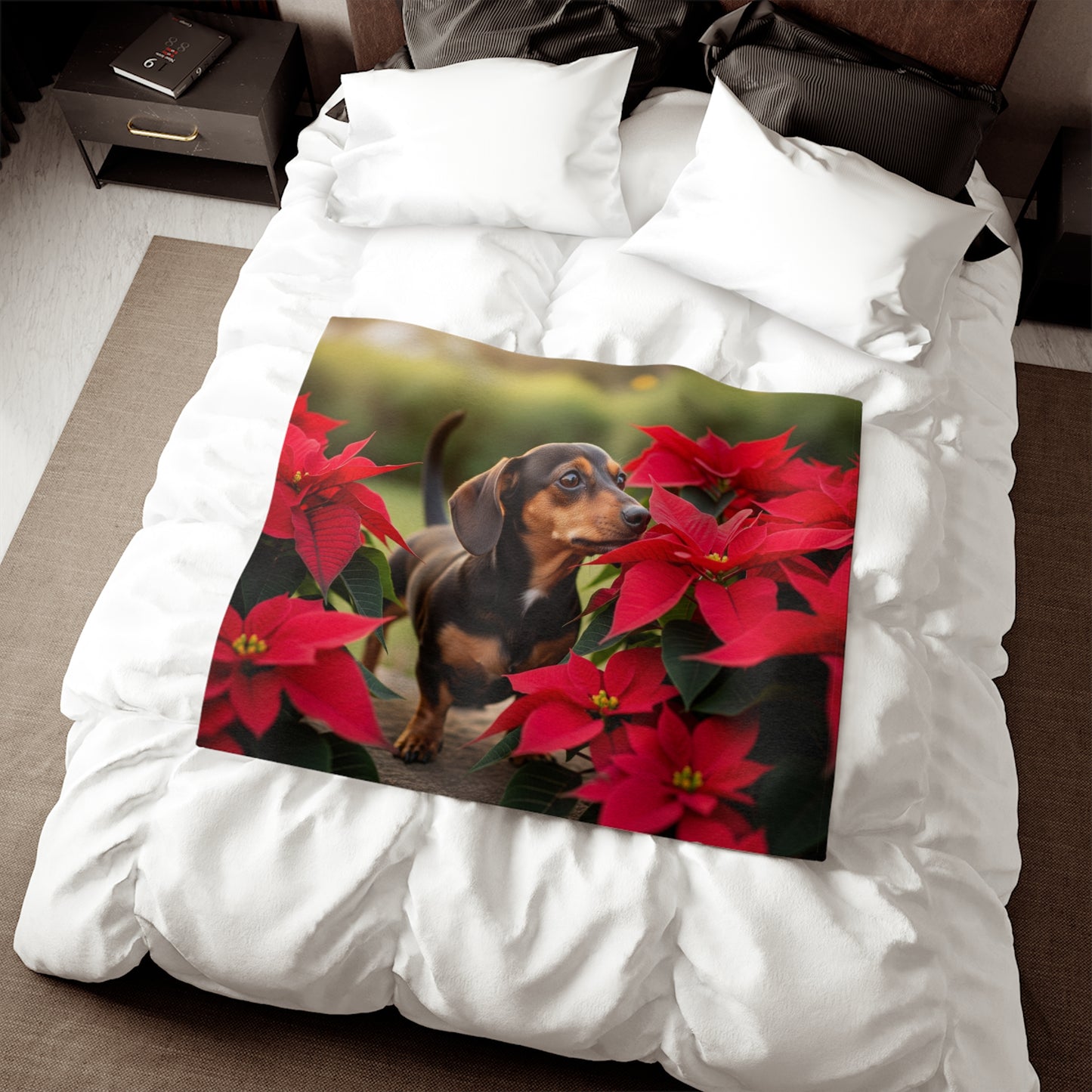 Chiweenie Sweatshirt Blanket
