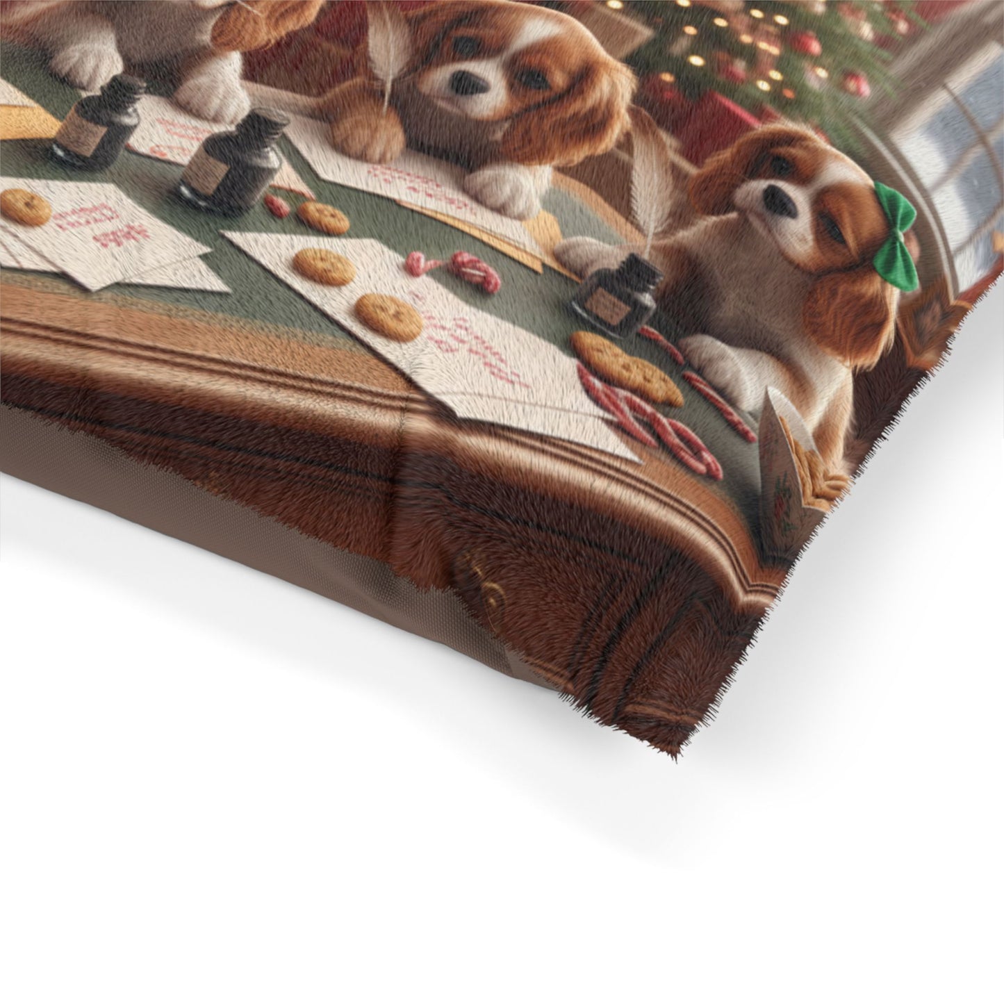 Cavalier King Charles Spaniels Letters to Santa Pet Bed