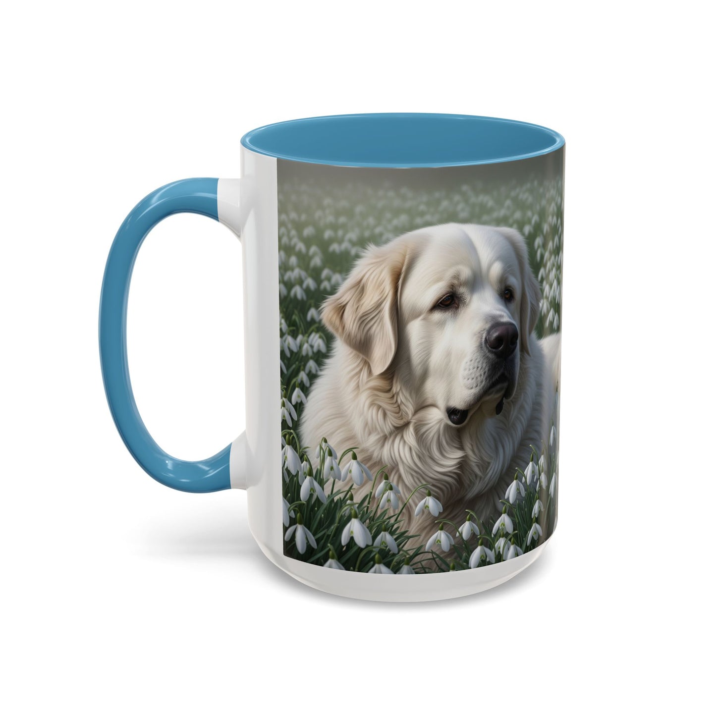 Mug à café avec motif de mastiff des Pyrénées - Cadeau idéal pour les amoureux des chiens