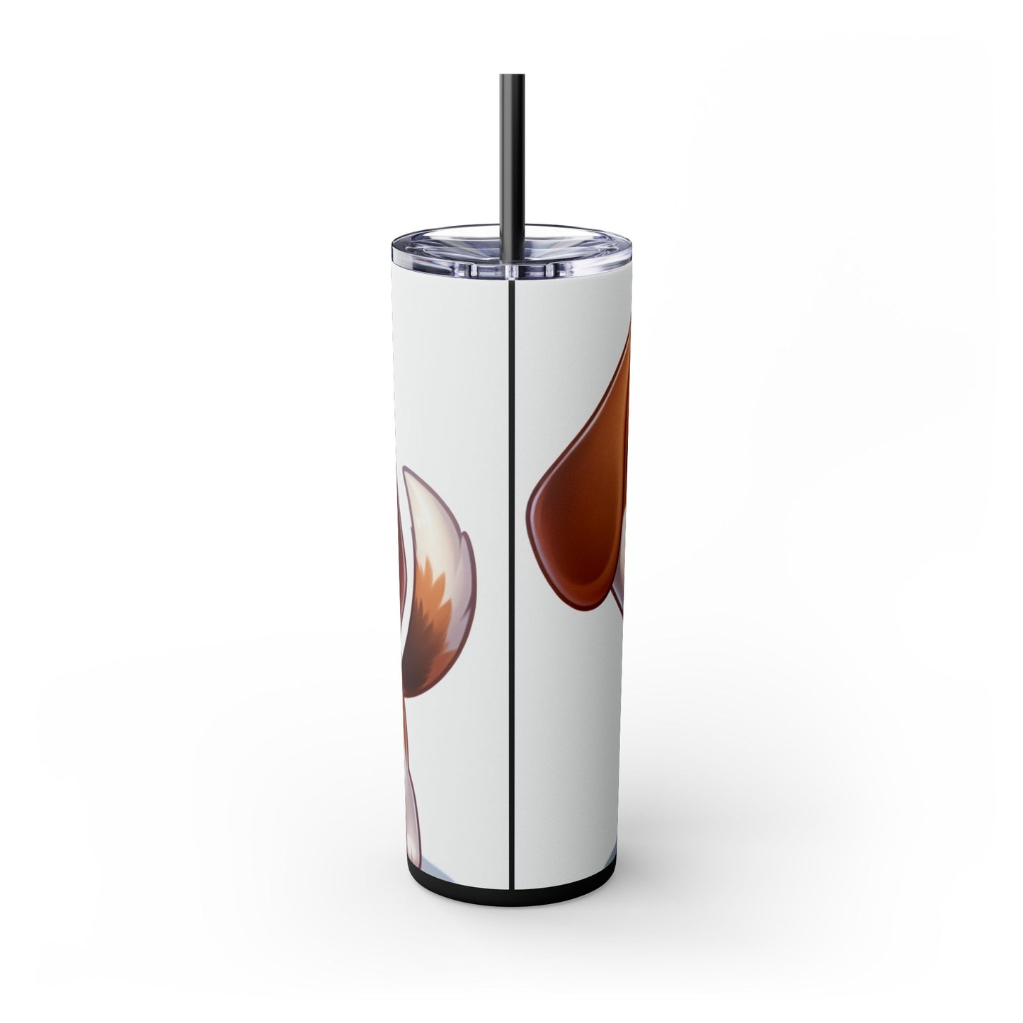Beagle Skinny Tumbler with Straw, 20oz