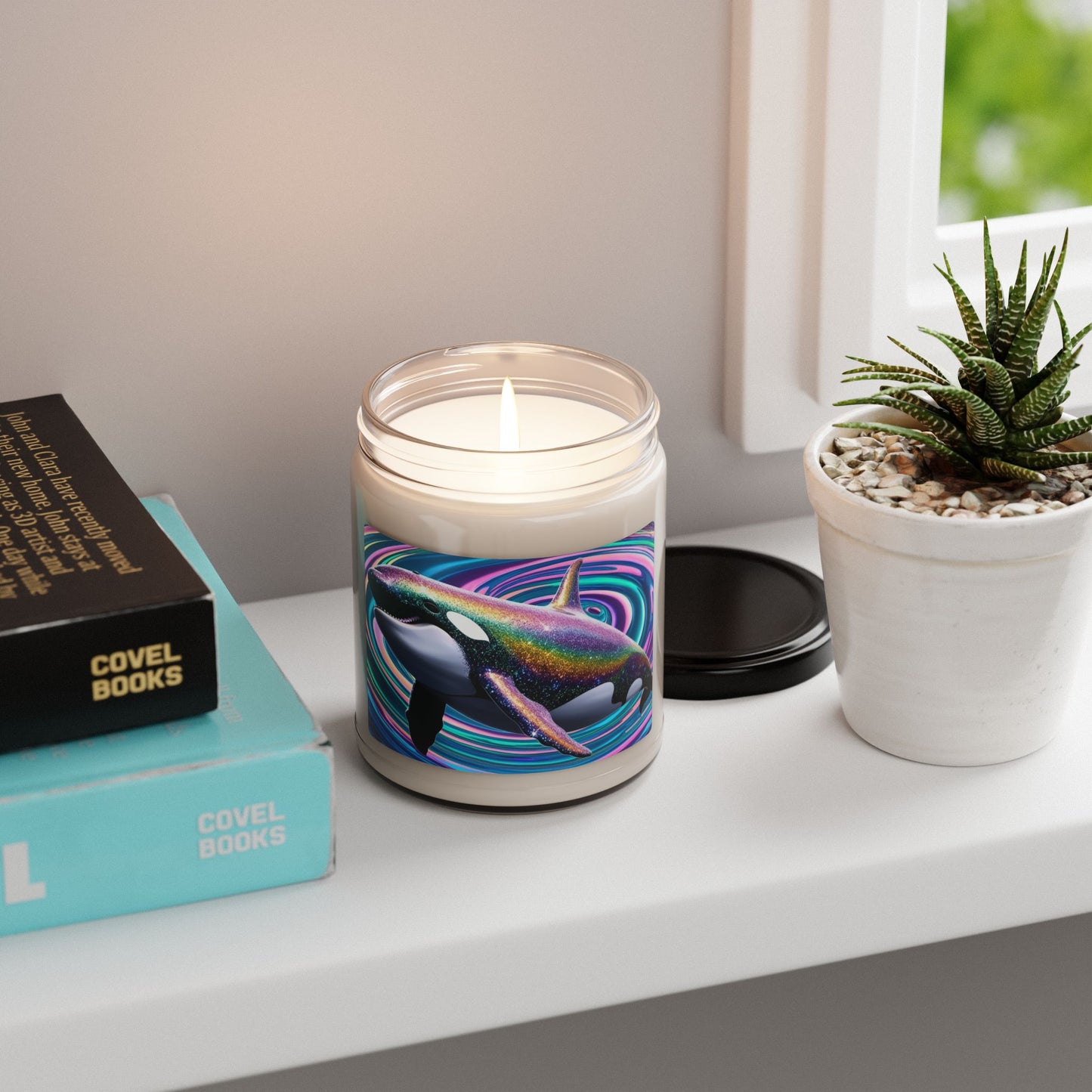 Psychedelic Orca- Scented Soy Candle, 9oz