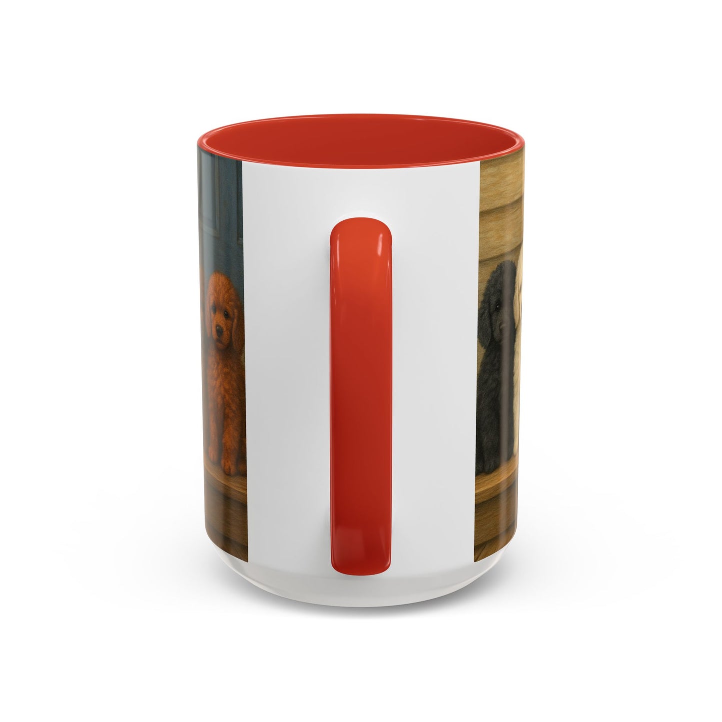 Mug à café décoratif avec motif chiots caniches - Cadeau idéal pour les amoureux des chiens