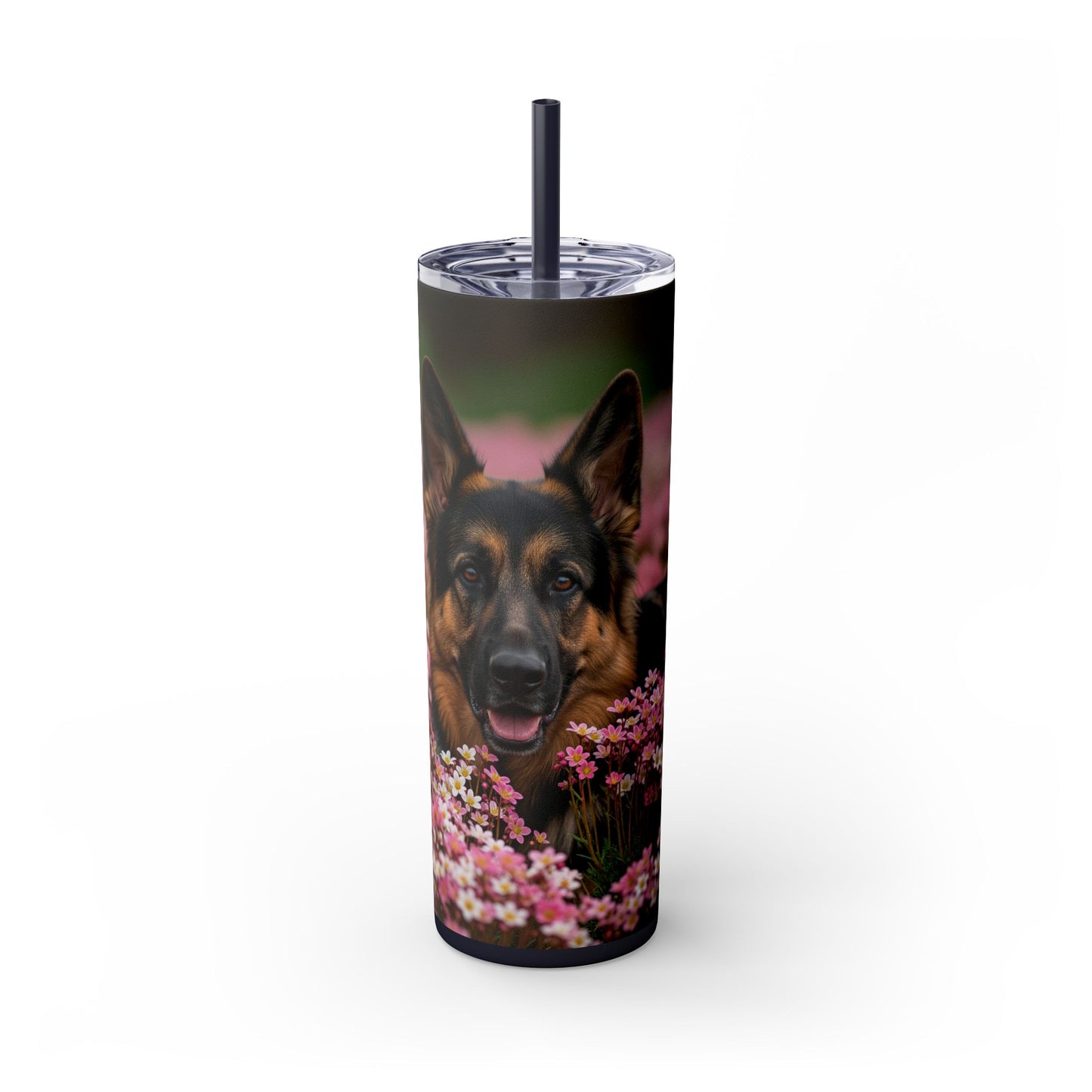 German Shepherd Tumbler with Straw, 20oz
