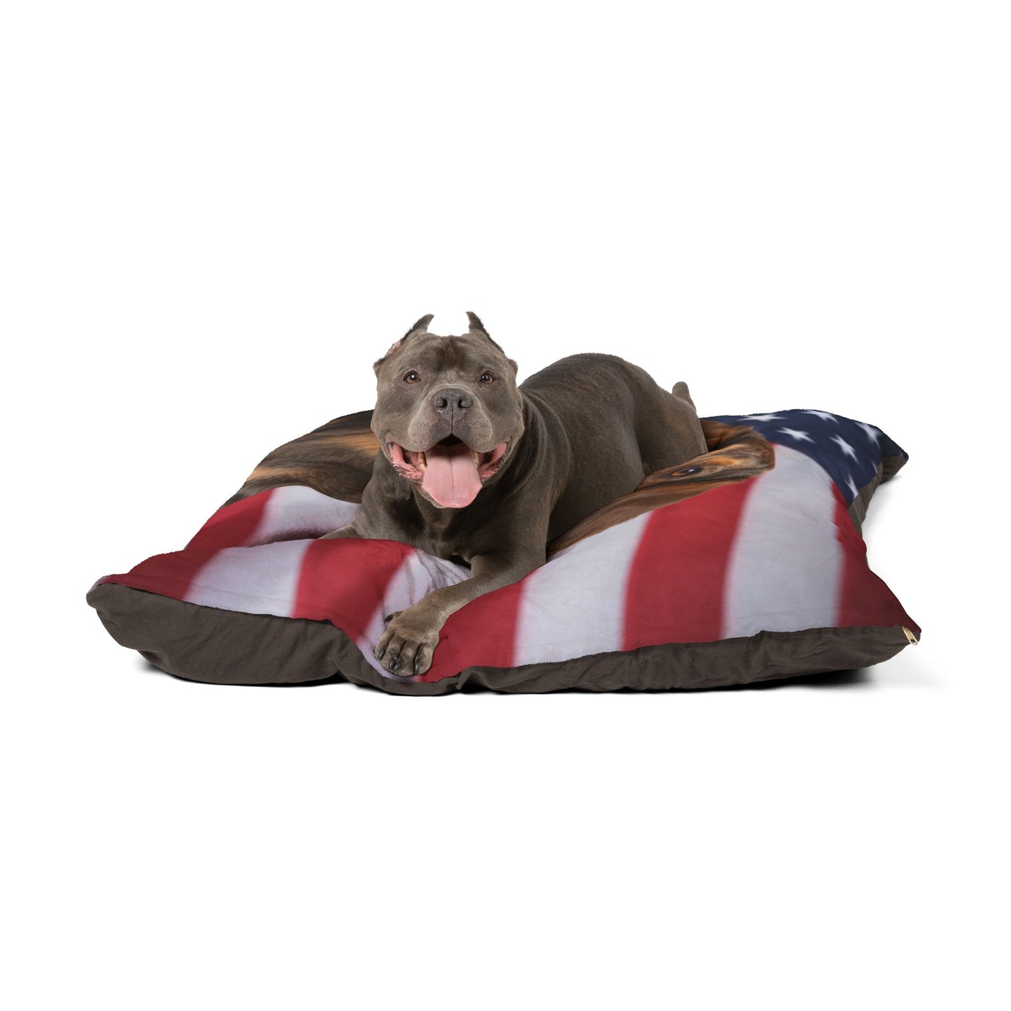 American Leopard Hound Patriotic Pet Bed