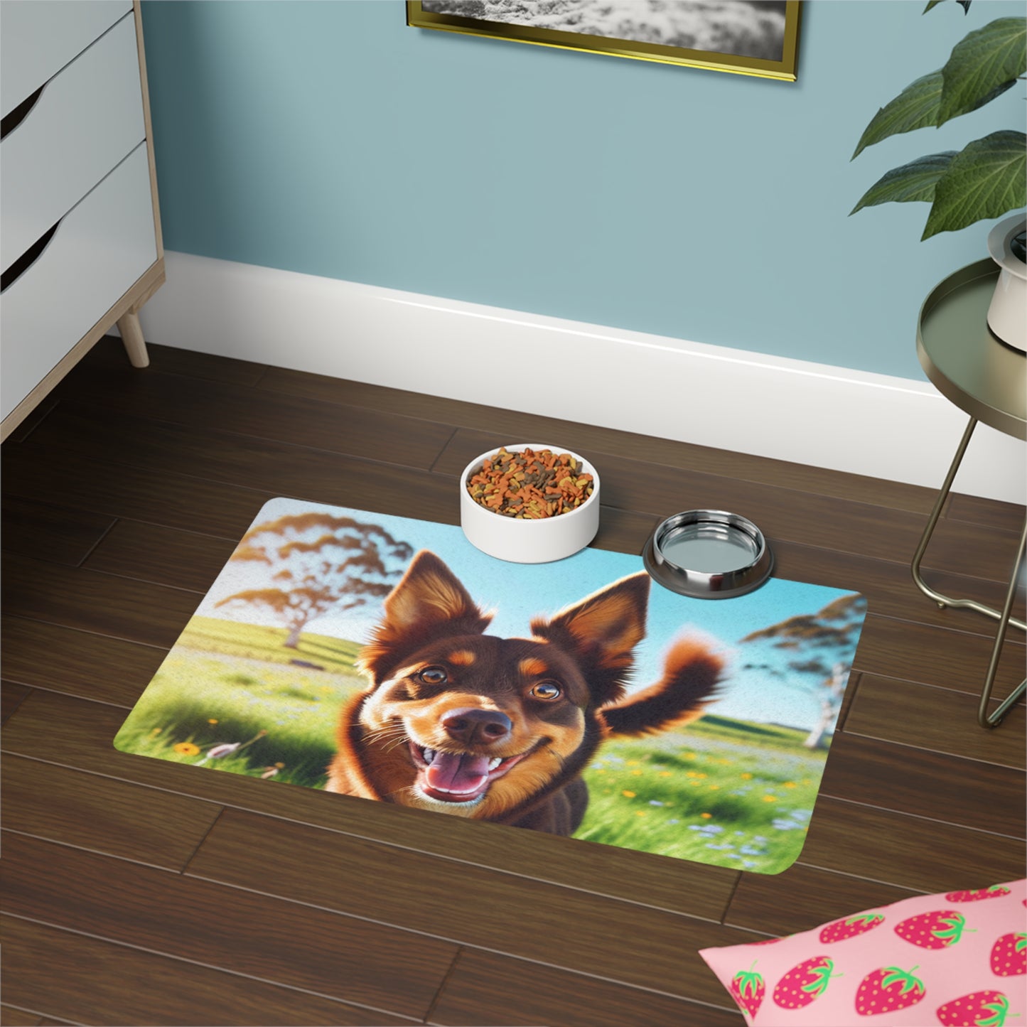 Pet Food Mat (12x18) - Australian Kelpie