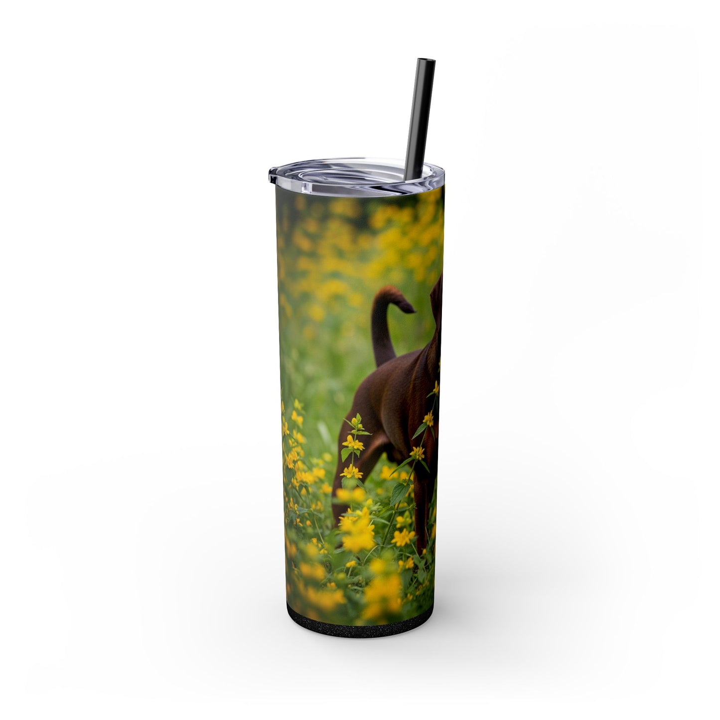 German Pinscher Tumbler with Straw, 20oz