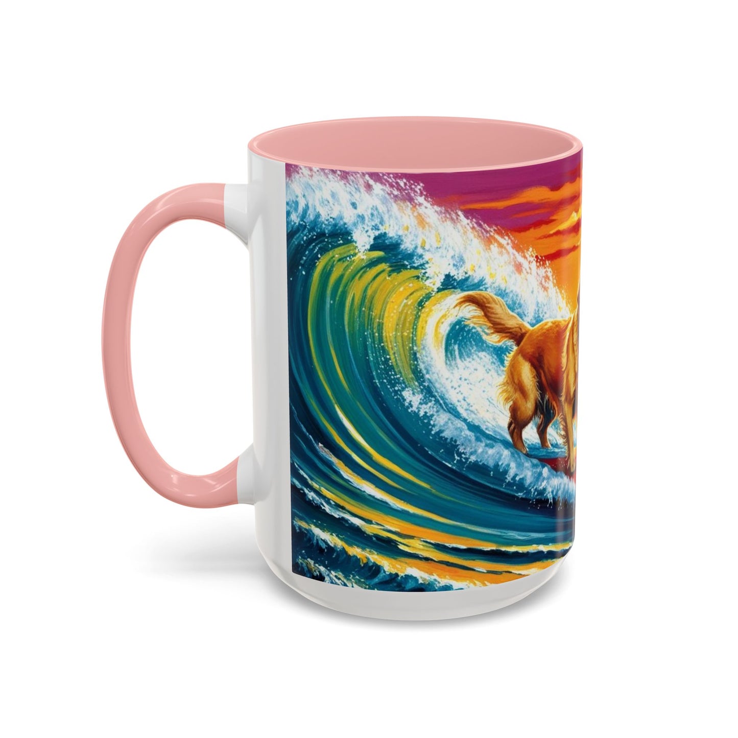 Taza de café con detalles de Surf Dogs: el regalo perfecto para los amantes de los perros