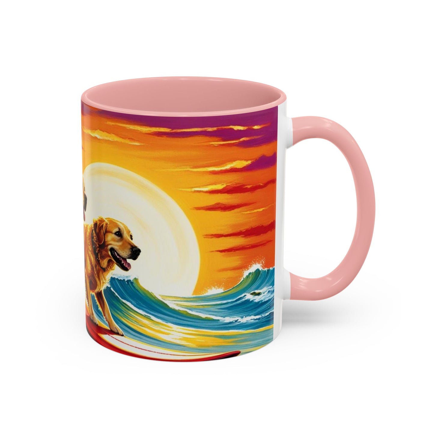 Taza de café con detalles de Surf Dogs: el regalo perfecto para los amantes de los perros