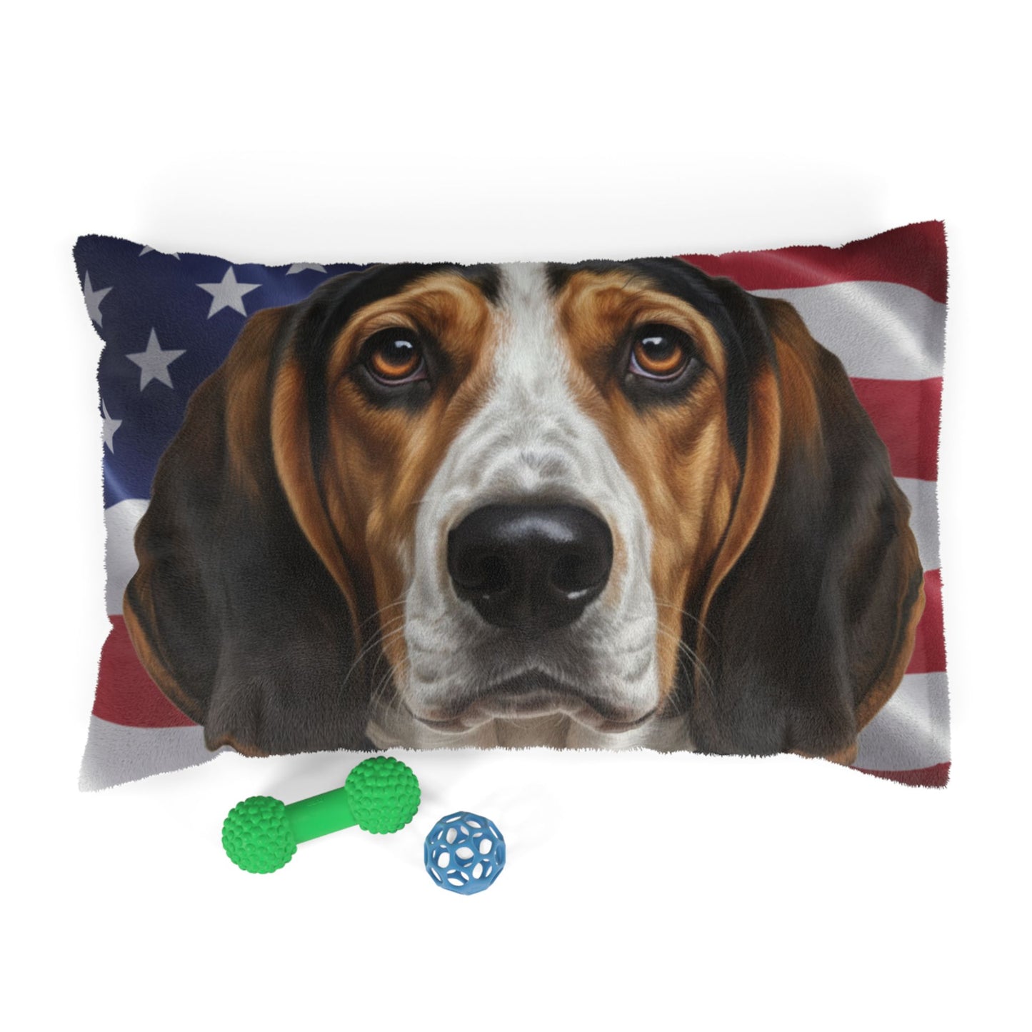 American Foxhound Patriotic Pet Bed