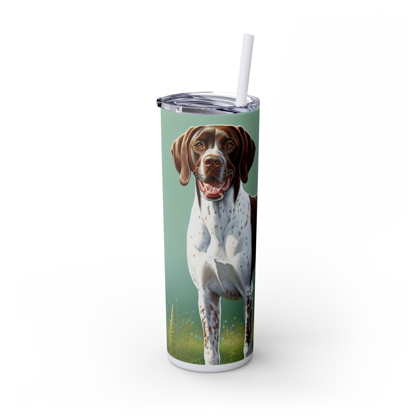 Pointer Skinny Tumbler with Straw, 20oz
