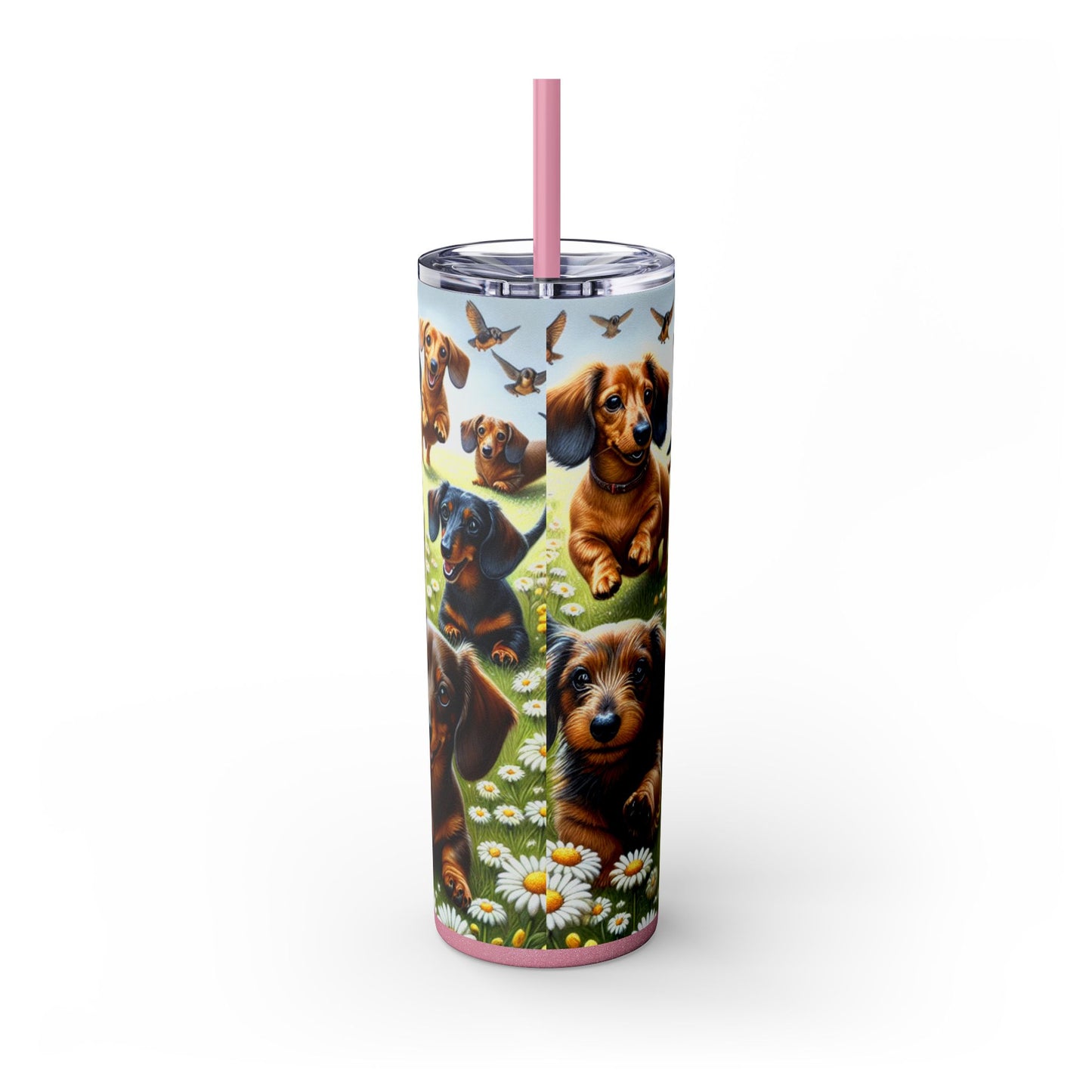 Dachshund with Straw, 20oz