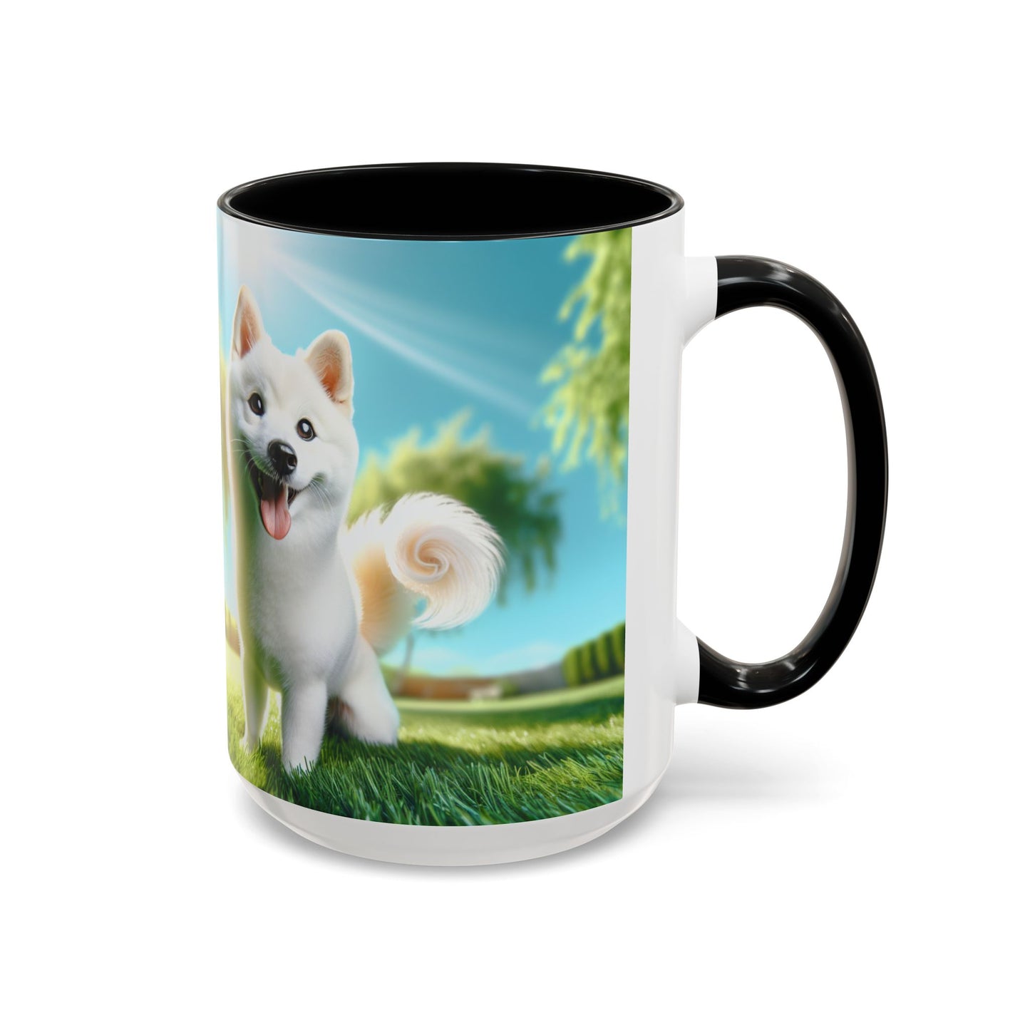 Mug Kishu Ken Accent Coffee - Cadeau idéal pour les amoureux des chiens