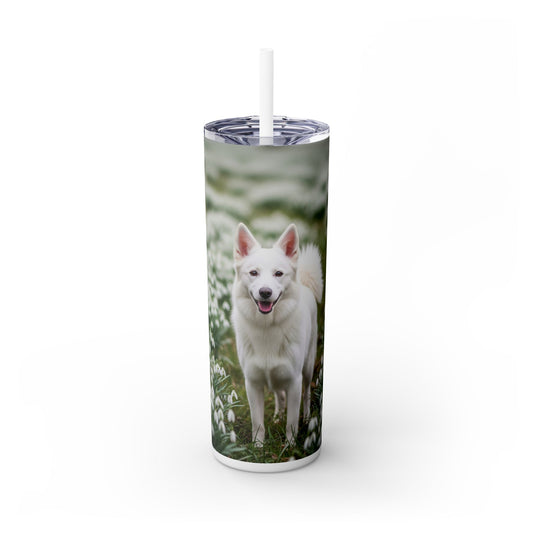 Volpino Italiano Tumbler with Straw, 20oz