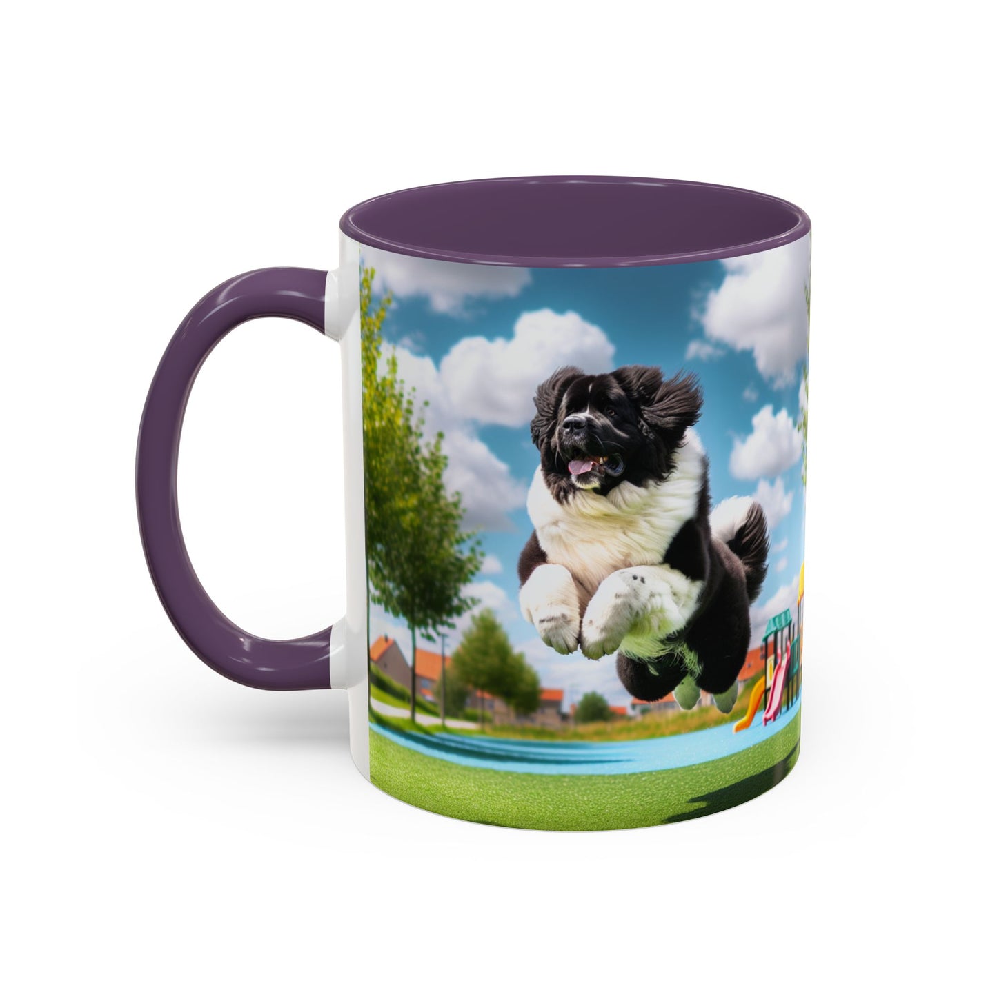 Taza de café con acento Landseer: el regalo perfecto para los amantes de los perros