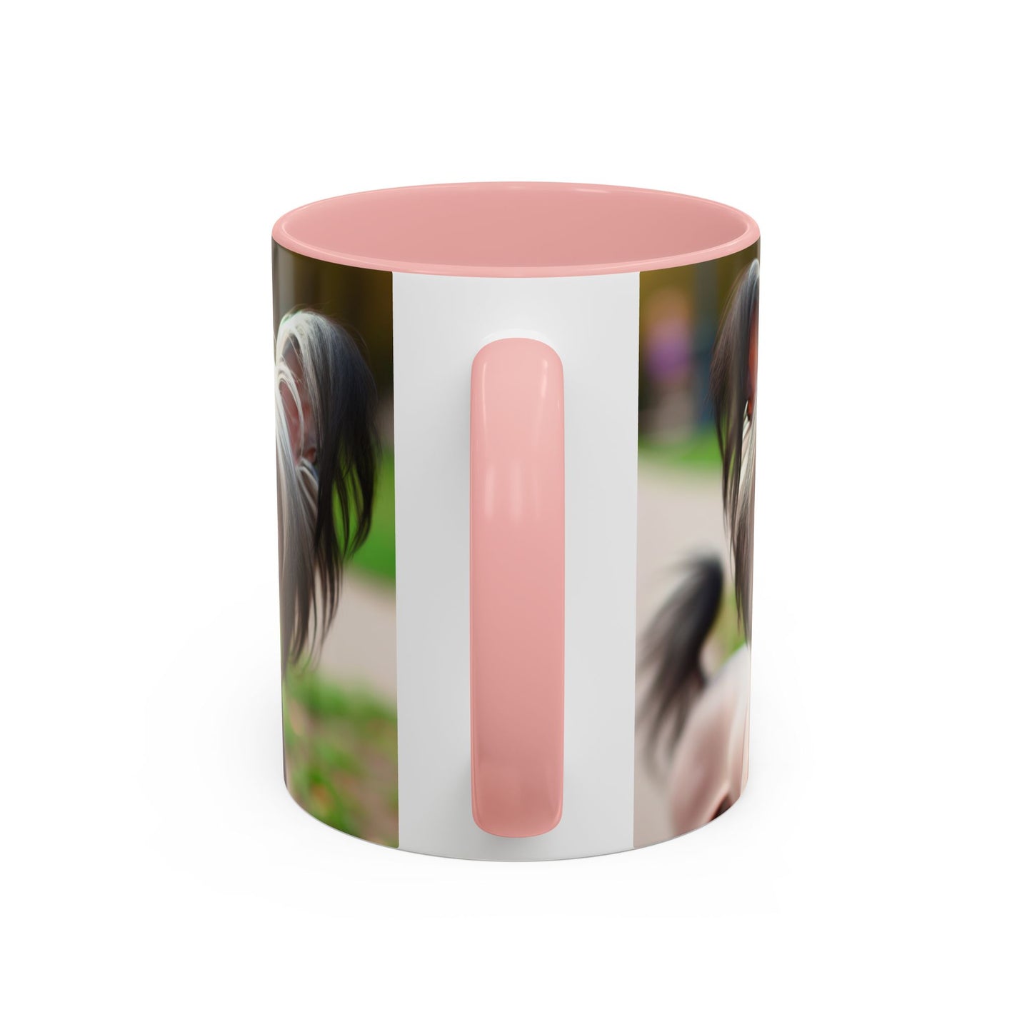 Chinese Crested Dog Accent Coffee Mug - Perfect Gift for Dog Lovers