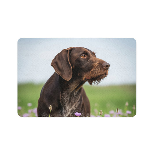 Pet Food Mat (12x18) - German Wirehaired Pointer