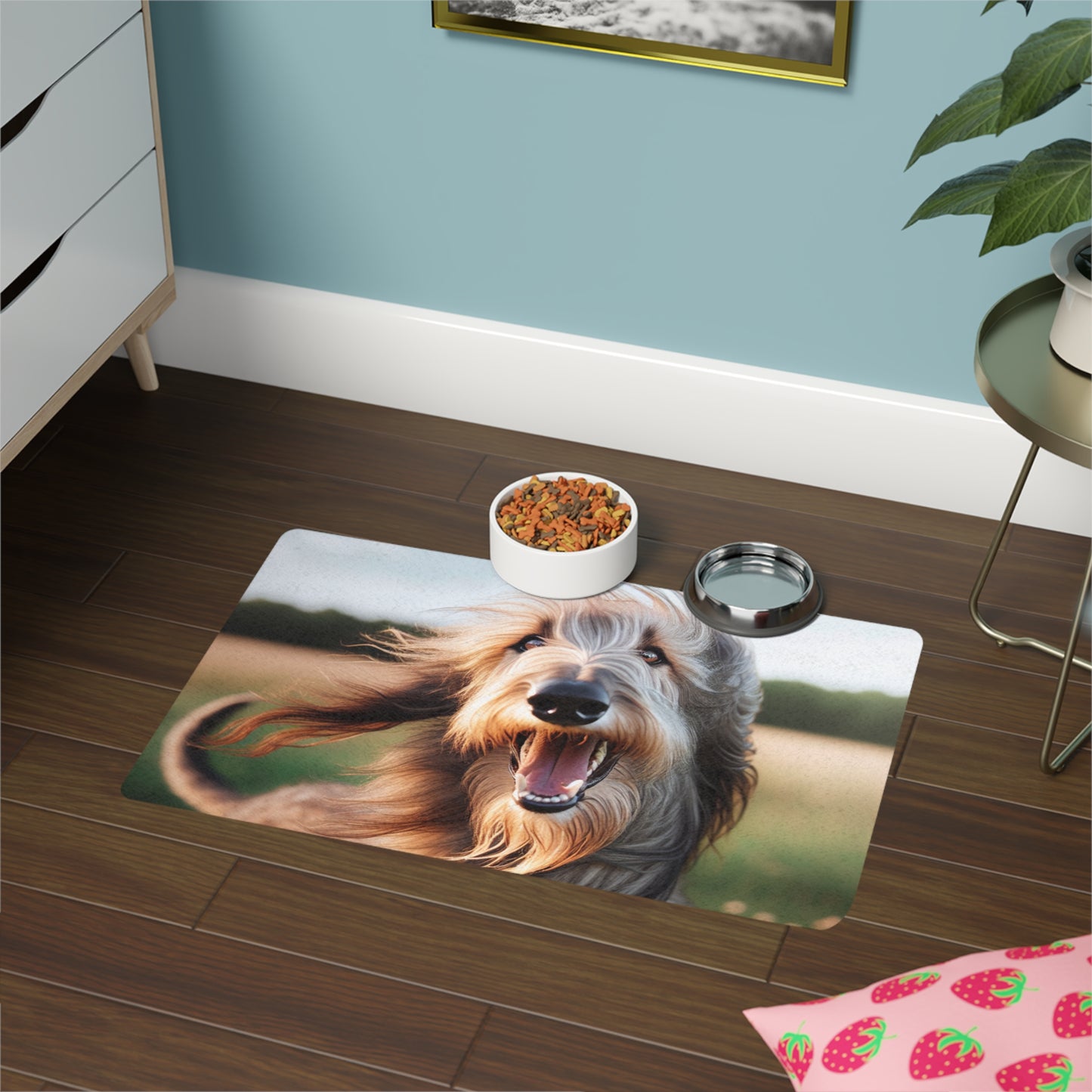 Pet Food Mat (12x18) - Deerhound