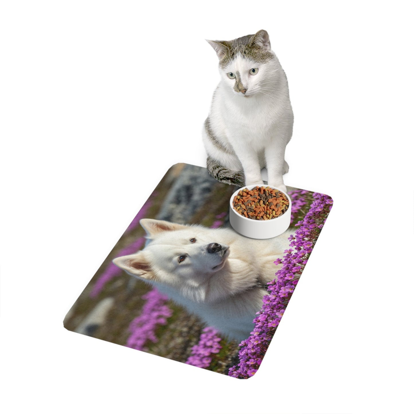 Pet Food Mat (12x18) - Canadian Eskimo Dog