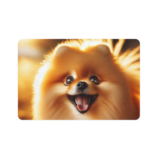 Pet Food Mat (12x18) - Pomeranian