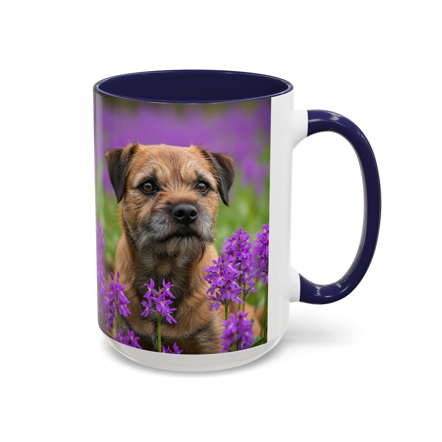 Border Terrier Accent Coffee Mug - Perfect Gift for Dog Lovers
