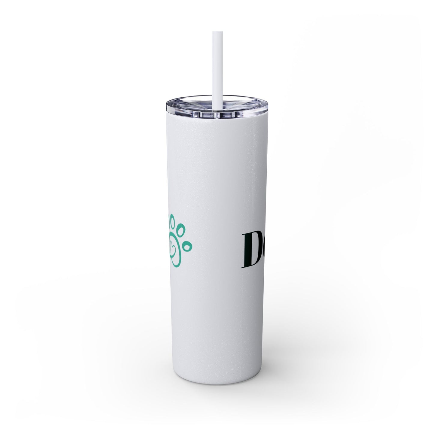 Skinny Tumbler with Straw – 20 oz Stainless Steel Cup