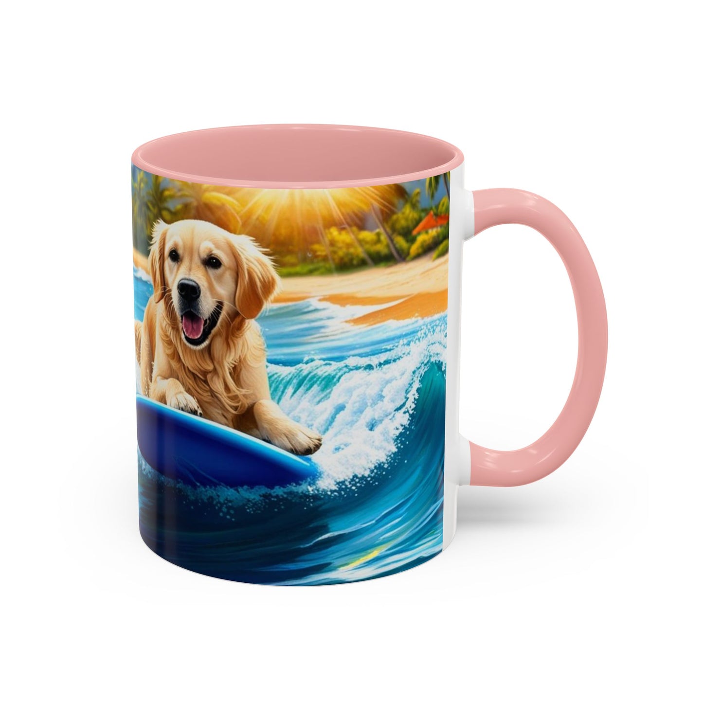 Taza de café con detalles de Surf Dogs: el regalo perfecto para los amantes de los perros