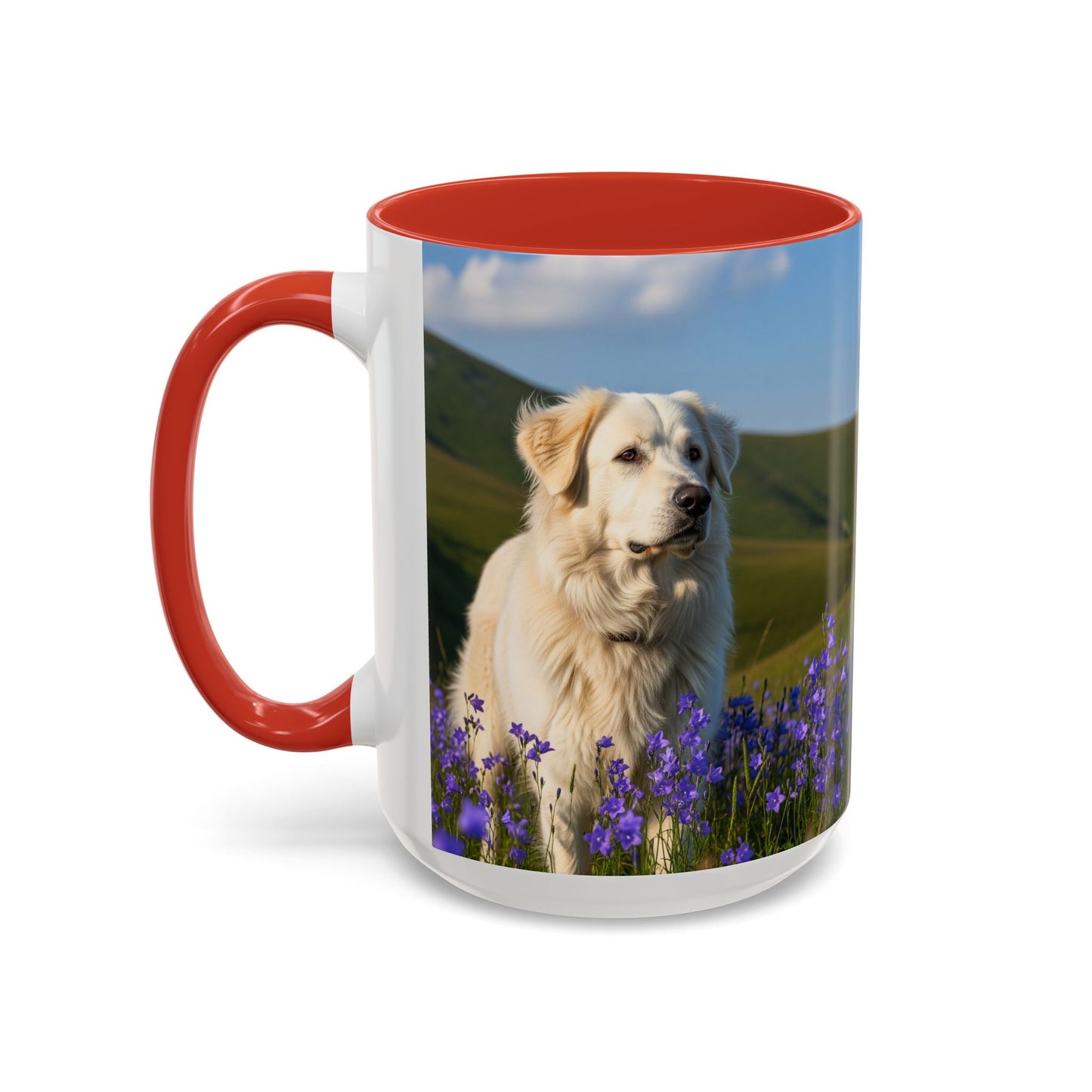Mug à café avec motif Berger des Carpates roumain - Cadeau idéal pour les amoureux des chiens