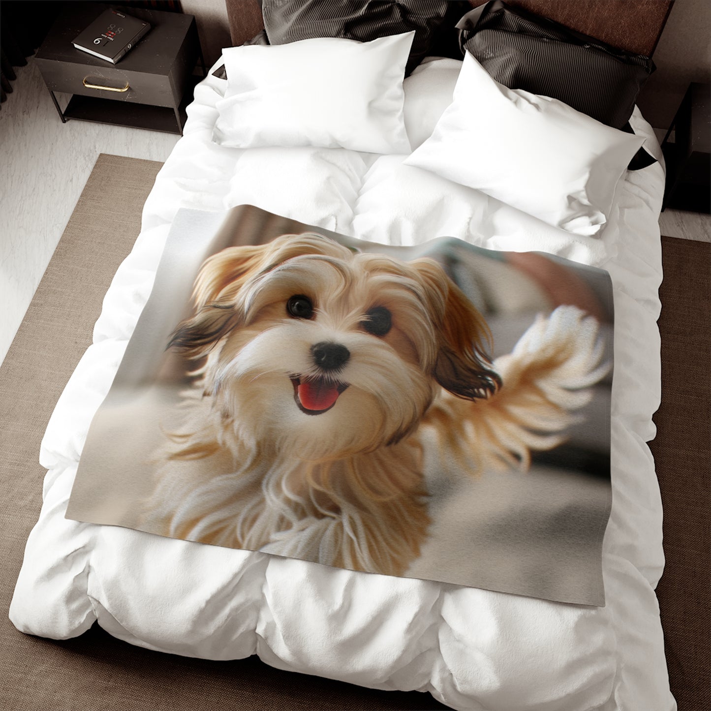 Manta sudadera Morkie