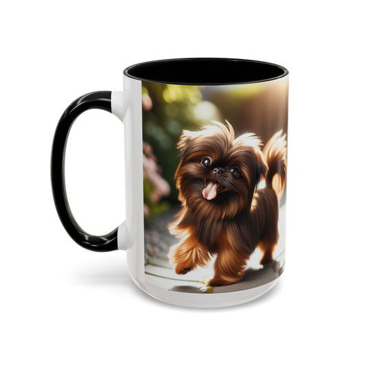 Silky Brussels Accent Coffee Mug - Perfect Gift for Dog Lovers