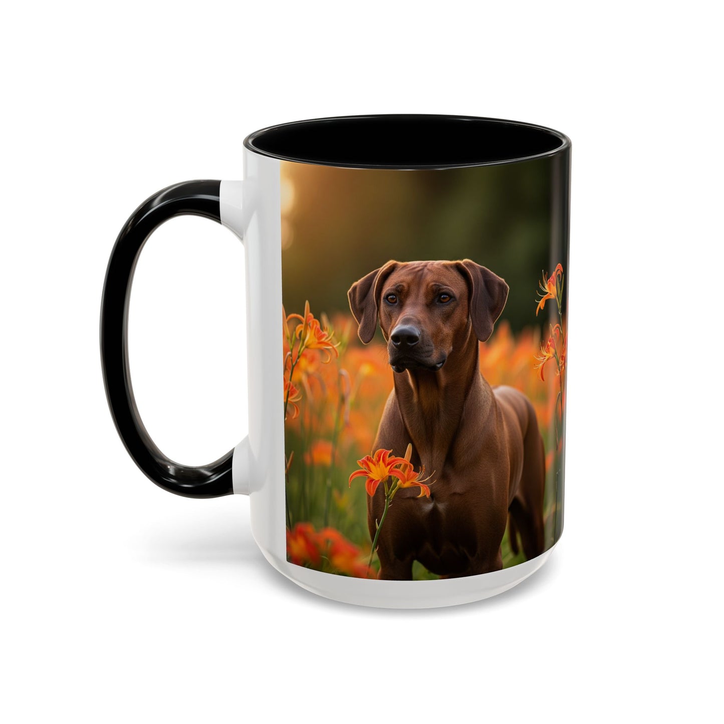 Taza de café con diseño de Rhodesian Ridgeback: el regalo perfecto para los amantes de los perros.