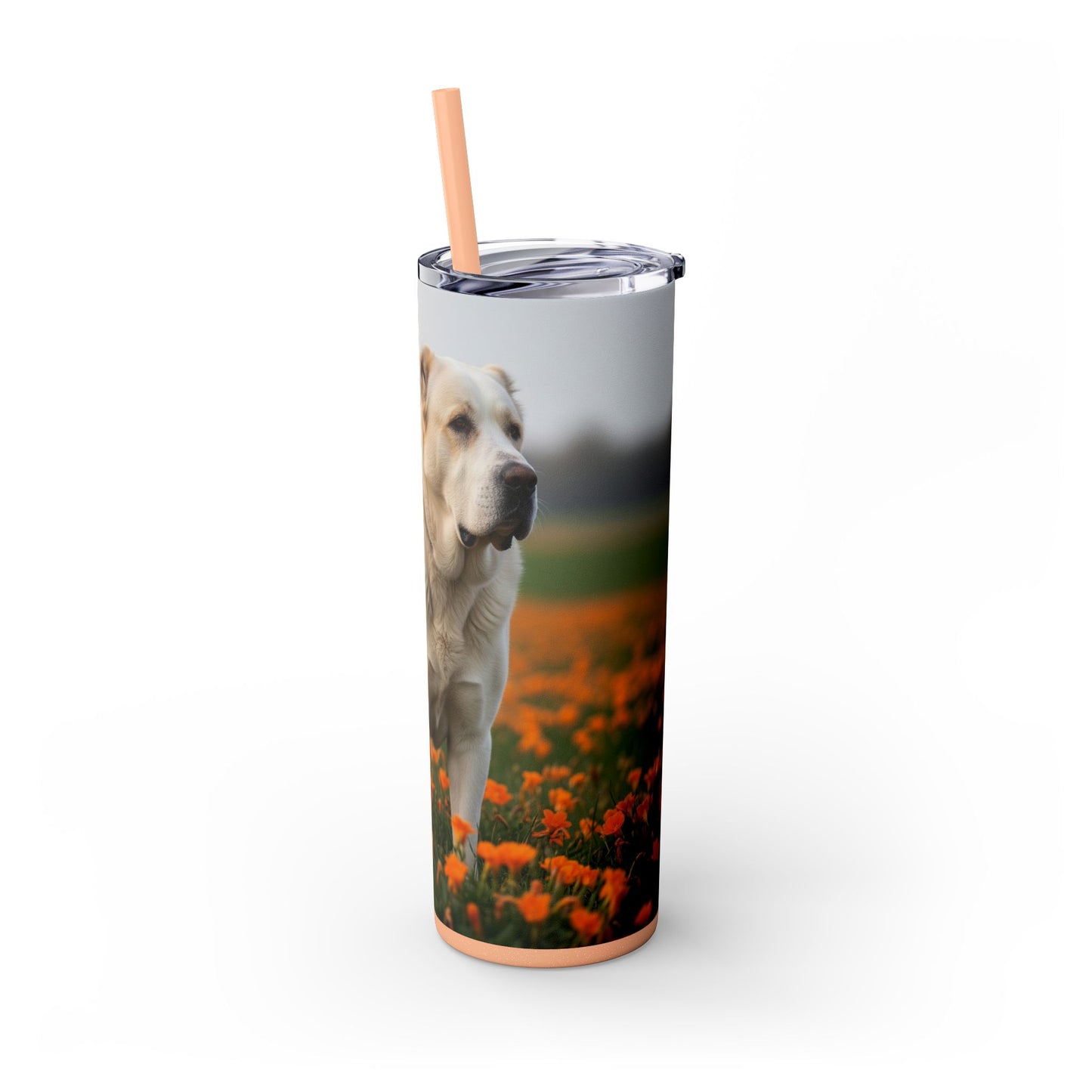 Gobelet isotherme à paille en forme de berger d'Asie centrale, 590 ml